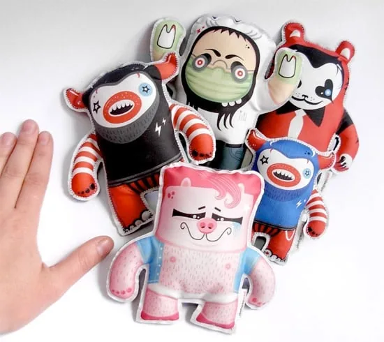 Postdesigner Monster Plushes