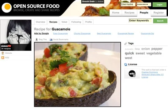 Open Source Food