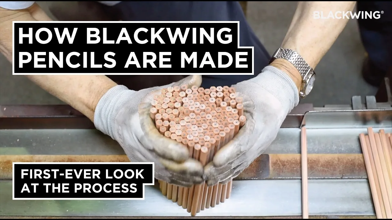 How Blackwing Pencils Are Made