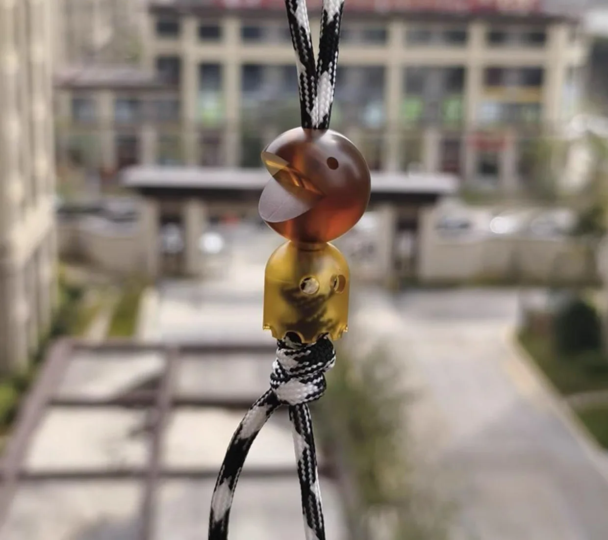 Pac and Ghost Paracord Lanyard Beads