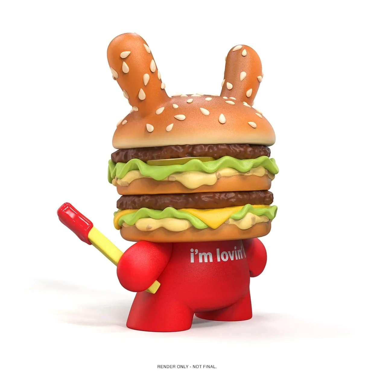 Kidrobot Big Mac Dunny Figure