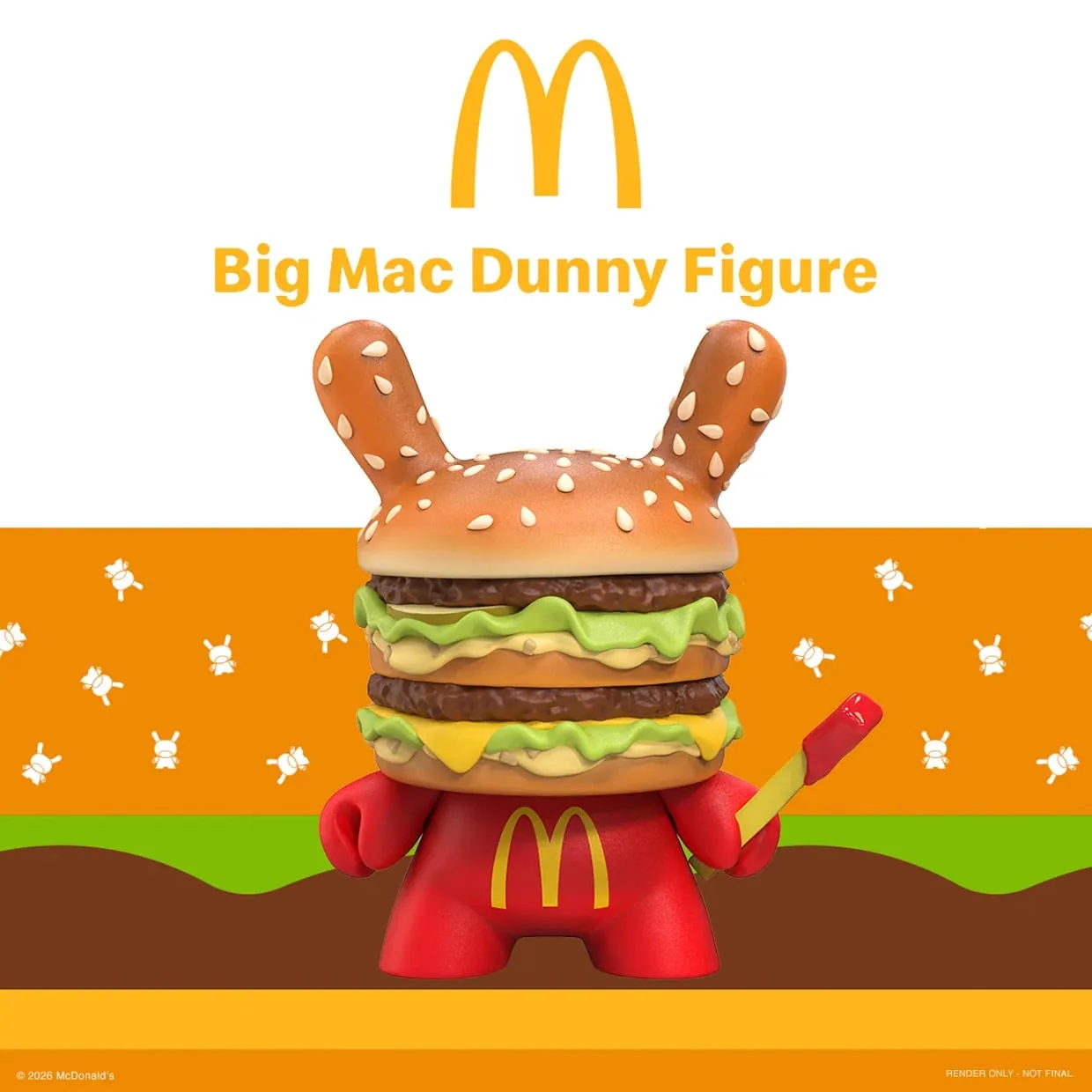 Kidrobot Big Mac Dunny Figure