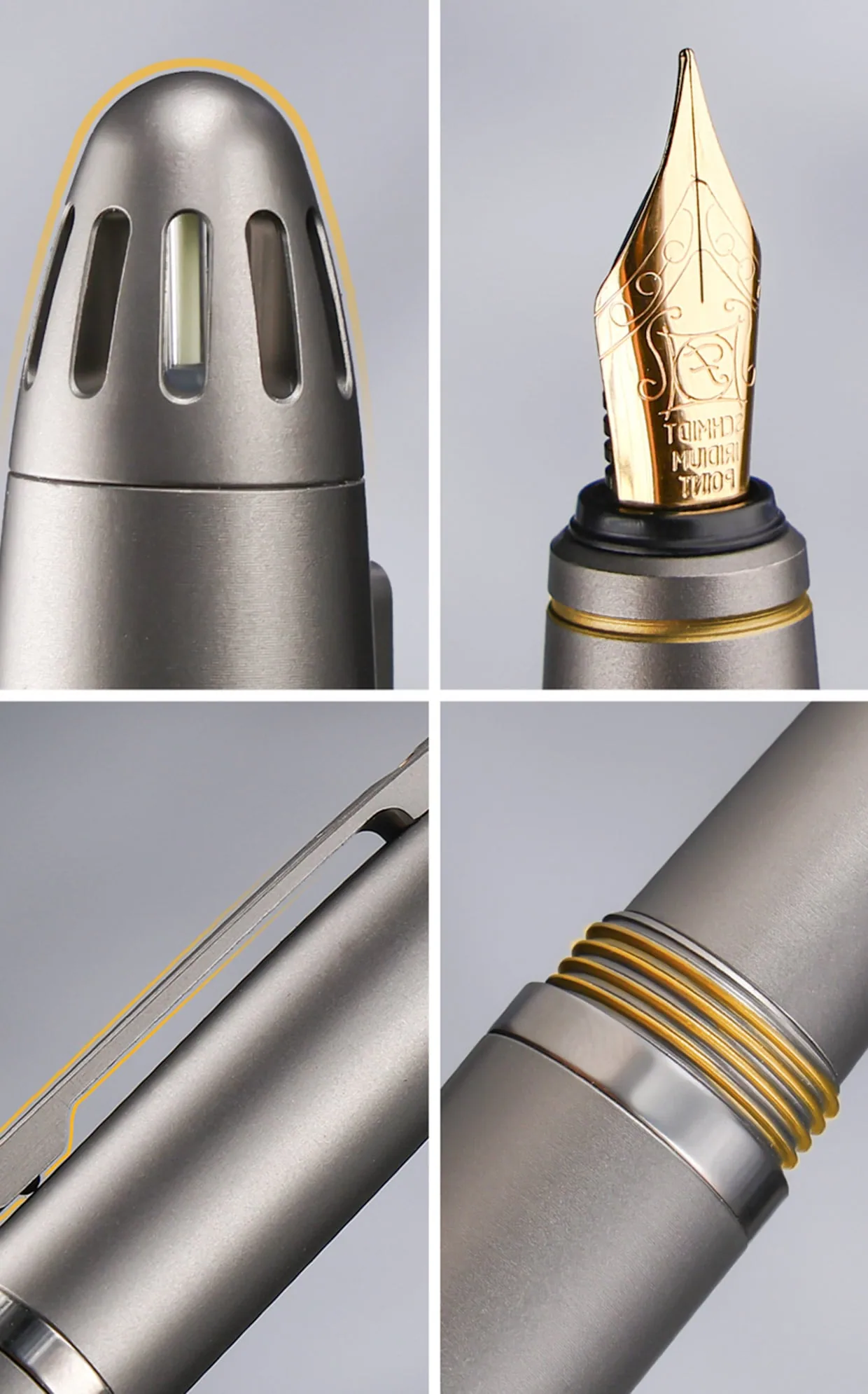 PACE Ti Tritium-Core Fountain Pen