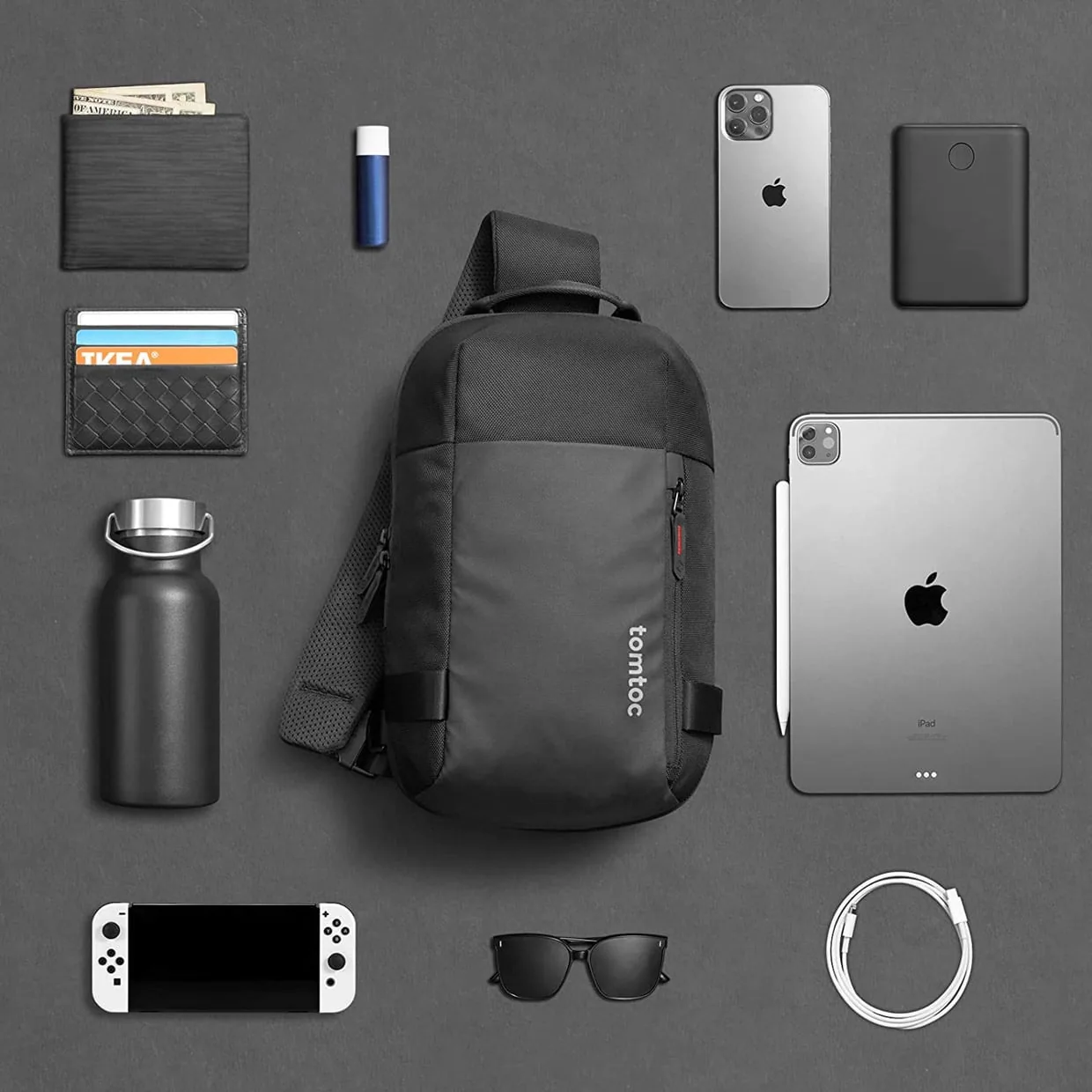 Tomtoc Compact EDC Sling Bag