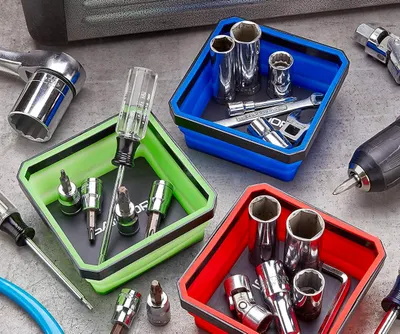 Collapsible Magnetic Parts Trays