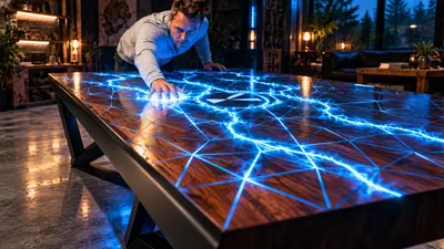 Touch Sensitive Light-up Table