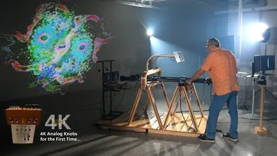 Analog Optical Video Feedback Machine