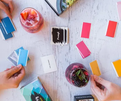 Paint Chip Poetry Game