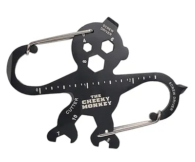Cheeky Monkey Multitool Carabiner
