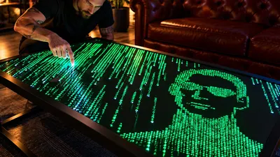 The Matrix Dot Matrix Coffee Table